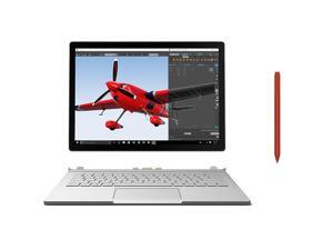 Microsoft Surface Book 13.5" 3000 x 2000 Touchscreen 2 in 1 Laptop, Core i5-6300U up to 3.00 GHz, 8GB RAM, 128GB SSD, Intel HD Graphics 520, Win 10 Pro w/Surface Pen - Poppy Red Microsoft Surface Book 13.5" 3000 x 2000 Touchscreen 2 in 1 Laptop, Core i5-6300U up to 3.00 GHz, 8GB RAM, 128GB SSD, Intel HD Graphics 520, Win 10 Pro w/Surface Pen - Poppy Red