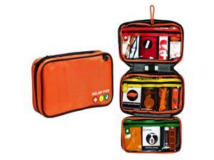 Relief Pod Traveler Pro Plus Safety Kit w/ 62 Items - Orange Relief Pod Traveler Pro Plus Safety Kit w/ 62 Items - Orange