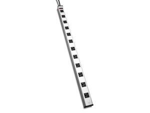 V7 12-Outlet Horizontal Industrial Metal Power Strip 125V, 15A, 15 Feet Cord, 5-15R V7 12-Outlet Horizontal Industrial Metal Power Strip 125V, 15A, 15 Feet Cord, 5-15R
