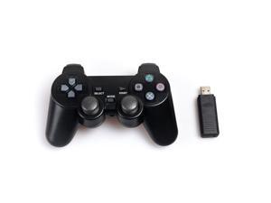 2.4GHz Black USB Wireless Shock Gamepad Controller Joystick For PC Laptop 2.4GHz Black USB Wireless Shock Gamepad Controller Joystick For PC Laptop
