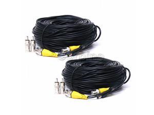 2 pcs 150ft Security Camera BNC Video Power Cable DVR Surveillance CCTV Wire mb9 2 pcs 150ft Security Camera BNC Video Power Cable DVR Surveillance CCTV Wire mb9
