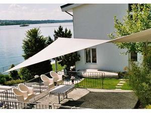 Waterproof 20'x16' Rectangle Sun Sail Shade - White Creme Waterproof 20'x16' Rectangle Sun Sail Shade - White Creme