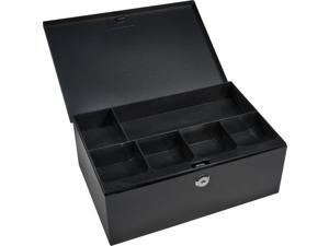 Cash Box and 6 Compartment Coin Tray with Key Lock Cash Box and 6 Compartment Coin Tray with Key Lock