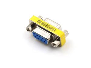 RS232 DB9 D-Sub Serial Port 2Row 9Pin COM Female to Female Gender Changer Connector Converter Adapter Coupler RS232 DB9 D-Sub Serial Port 2Row 9Pin COM Female to Female Gender Changer Connector Converter Adapter Coupler