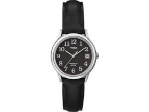 Timex Women's Easy Reader | Black Dial & Leather Strap | Casual Watch T2N525 Timex Women's Easy Reader | Black Dial & Leather Strap | Casual Watch T2N525