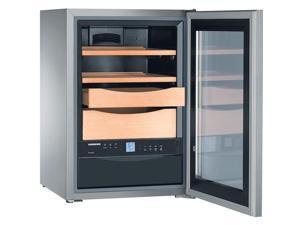 Liebherr XS200 17 Freestanding Humidor with 1.4 cu. ft. Capacity LED Lighting Temperature Alarm 2 Presentation Boxes 2 Cedar Wood Shelves in Stainless Steel Liebherr XS200 17 Freestanding Humidor with 1.4 cu. ft. Capacity LED Lighting Temperature Alarm 2 Presentation Boxes 2 Cedar Wood Shelves in Stainless Steel