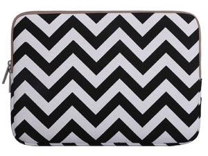 Mosiso Laptop Sleeve, Canvas Fabric 15-15.6 Inch Laptop / Notebook / MacBook Air / Pro Case Bag (Inner Dimensions: 15.16 x 0.79 x 10.63 inches) with Samll case for MacBook charger, Chevron Black Mosiso Laptop Sleeve, Canvas Fabric 15-15.6 Inch Laptop / Notebook / MacBook Air / Pro Case Bag (Inner Dimensions: 15.16 x 0.79 x 10.63 inches) with Samll case for MacBook charger, Chevron Black
