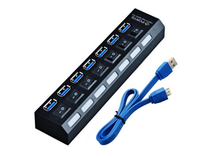 USB HUB 3.0 Super Speed 5Gbps 7 Ports USB 3.0 HUB USB Splitter With On/Off Switch Platooninsert For Computer Peripherals USB HUB 3.0 Super Speed 5Gbps 7 Ports USB 3.0 HUB USB Splitter With On/Off Switch Platooninsert For Computer Peripherals