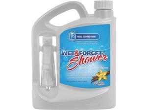 Shower Cleaner,64 oz.,Vanilla,Clear WET AND FORGET 801064 Shower Cleaner,64 oz.,Vanilla,Clear WET AND FORGET 801064