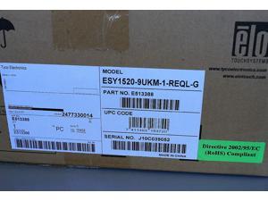 Tyco ELO 1520 E513388 ESY1520 Atom 330 WiFi TouchComputer 15" POS Medical All-in-One NO Stand Tyco ELO 1520 E513388 ESY1520 Atom 330 WiFi TouchComputer 15" POS Medical All-in-One NO Stand
