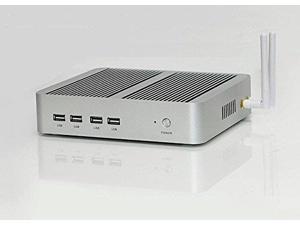 New Kaby Lake i3 7100U Mini pc Fanless PC Desktop pc HTPC with 8G DDR3 256G SSD Support Windows/Linux System 6xUSB(4xUSB3.0) VGA HDMI, Sliver Aluminum Shell New Kaby Lake i3 7100U Mini pc Fanless PC Desktop pc HTPC with 8G DDR3 256G SSD Support Windows/Linux System 6xUSB(4xUSB3.0) VGA HDMI, Sliver Aluminum Shell