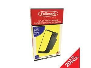 Fullmark N636BR Nylon Printer Ribbon Compatible Replacement for Epson ERC 30/34/38, Black/Red, 20-Count Fullmark N636BR Nylon Printer Ribbon Compatible Replacement for Epson ERC 30/34/38, Black/Red, 20-Count
