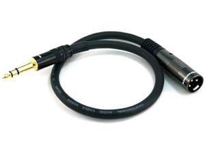 Monoprice 104759 1.5-Feet Premier Series XLR Male to 1/4-Inch TRS Male 16AWG Cable Monoprice 104759 1.5-Feet Premier Series XLR Male to 1/4-Inch TRS Male 16AWG Cable