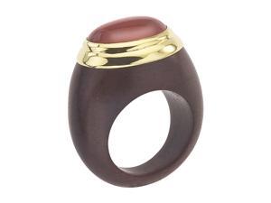 THE BRANCH 18K Vermeil, Rosewood & Carnelian Ring (7.5) THE BRANCH 18K Vermeil, Rosewood & Carnelian Ring (7.5)