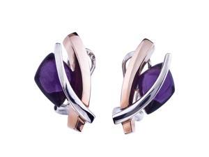 AS&AS 18K Gold Plated Silver & Dyed Quartz Earrings AS&AS 18K Gold Plated Silver & Dyed Quartz Earrings