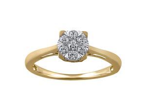 1/4CT Diamond Engagement Ring in 10K Yellow Gold 1/4CT Diamond Engagement Ring in 10K Yellow Gold