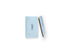Akiko 9000mAh Ultra Slim Premium External Battery Pack Charger Powerbank with Dual USB Port - Retail Packaging - White Akiko 9000mAh Ultra Slim Premium External Battery Pack Charger Powerbank with Dual USB Port - Retail Packaging - White