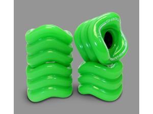Shark Wheel. The SQUARE skateboard/longboard wheel that shreds. (Green 70mm, 78a) Shark Wheel. The SQUARE skateboard/longboard wheel that shreds. (Green 70mm, 78a)