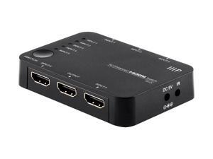 Monoprice Blackbird 4K 5x1 HDMI 1.4 Compact Switch - Black | 4K @ 30Hz, HDCP 2.2 Compliant, Built in Equalizer And Remote Control Monoprice Blackbird 4K 5x1 HDMI 1.4 Compact Switch - Black | 4K @ 30Hz, HDCP 2.2 Compliant, Built in Equalizer And Remote Control