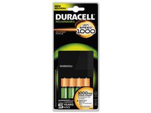 DURACELL Ion Speed AA/AAA Battery Charger with 4 Rechargeable NiMH AA Batteries DURACELL Ion Speed AA/AAA Battery Charger with 4 Rechargeable NiMH AA Batteries
