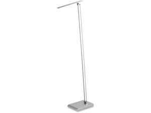 Safco LED Light Floor Lamp - LED - 480 Lumens - Silver - Floor-mountable SAF1006SL Safco LED Light Floor Lamp - LED - 480 Lumens - Silver - Floor-mountable SAF1006SL