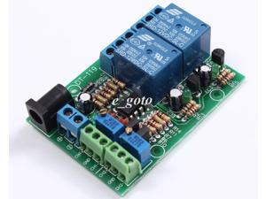 DC 12V 2-Channel Voltage Comparator Precise LM393 Comparator Module DC 12V 2-Channel Voltage Comparator Precise LM393 Comparator Module