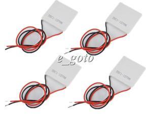 4pcs TEC1-12706 Semiconductor Thermoelectric Cooler Peltier Cooling Plate Module 12V 60W 92Wmax 40X40mm 4pcs TEC1-12706 Semiconductor Thermoelectric Cooler Peltier Cooling Plate Module 12V 60W 92Wmax 40X40mm
