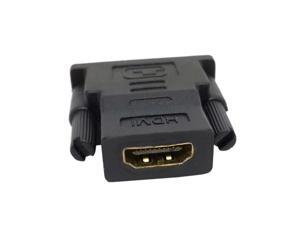 DVI 24+1 Male to HDMI Female Adapter Converter Connector for PC HDTV 1080P Black DVI 24+1 Male to HDMI Female Adapter Converter Connector for PC HDTV 1080P Black