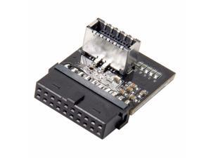 Motherboard USB 3.0 20Pin Header Male to USB 3.1 Socket Female Extension Adapter Converter Supports 10Gbps Speed Motherboard USB 3.0 20Pin Header Male to USB 3.1 Socket Female Extension Adapter Converter Supports 10Gbps Speed