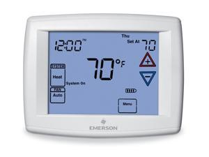 Thermostat, 7 Day Programmable, Stages 3 Heat/2 Cool EMERSON 1F95-1277 Thermostat, 7 Day Programmable, Stages 3 Heat/2 Cool EMERSON 1F95-1277