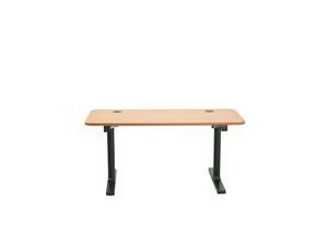 Vortex Series 60-in Wide 6-Button Electric Height Adjustable Sit to Stand Desk - Light Cherry Top Vortex Series 60-in Wide 6-Button Electric Height Adjustable Sit to Stand Desk - Light Cherry Top