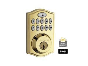 Kwikset SmartCode 914 Z-Wave Deadbolt with Home Connect, Works w/ Amazon Alexa via SmartThings, Wink, or Iris Featuring SmartKey in Polished Brass(99140-001) Kwikset SmartCode 914 Z-Wave Deadbolt with Home Connect, Works w/ Amazon Alexa via SmartThings, Wink, or Iris Featuring SmartKey in Polished Brass(99140-001)
