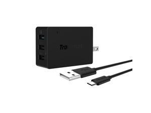 Tronsmart Quick Charge 2.0 42W 3 Ports USB Wall Travel Charger with Qualcomm Certified Quick Charge 2.0 Technology Tronsmart Quick Charge 2.0 42W 3 Ports USB Wall Travel Charger with Qualcomm Certified Quick Charge 2.0 Technology
