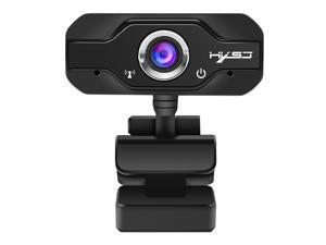 HXSJ S60 1080P HD Webcam USB Widescreen With Microphone 2 Million Pixels Adjustable Angle For PC / Laptop - Black HXSJ S60 1080P HD Webcam USB Widescreen With Microphone 2 Million Pixels Adjustable Angle For PC / Laptop - Black