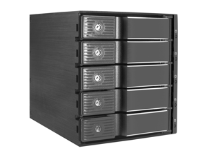 5.25" Tray-Less SATA Mobile Rack for 5 x 3.5" HDD 5.25" Tray-Less SATA Mobile Rack for 5 x 3.5" HDD