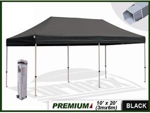 Eurmax Premium 10'x20' Market Stall/ Ez Up Canopy/ Pop Up Tent (Black) Eurmax Premium 10'x20' Market Stall/ Ez Up Canopy/ Pop Up Tent (Black)