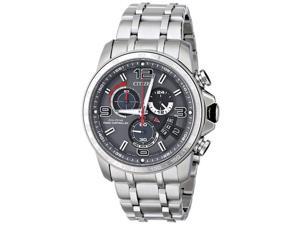 Citizen BY0100-51H Men's Chrono-Time A-T Eco-Drive Radio Controlled Grey Dial St Citizen BY0100-51H Men's Chrono-Time A-T Eco-Drive Radio Controlled Grey Dial St