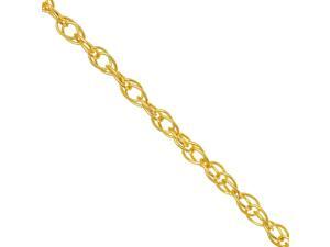 JewelStop 14k Solid Yellow Gold Diamond-cut Carded Lite 0.95mm Rope Chain Necklace, Spring Ring - 16" JewelStop 14k Solid Yellow Gold Diamond-cut Carded Lite 0.95mm Rope Chain Necklace, Spring Ring - 16"