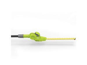 Sun Joe 20VIONLTE-PHT17 Cordless Telescoping Pole Hedge Trimmer Green 17 in. Sun Joe 20VIONLTE-PHT17 Cordless Telescoping Pole Hedge Trimmer Green 17 in.