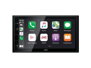 JVC KW-M56BT Digital Media Receiver w/ 6.8" Touch Panel Compatible With Apple CarPlay & Android Auto + Bluetooth, 13-Band EQ, Shallow Chassis JVC KW-M56BT Digital Media Receiver w/ 6.8" Touch Panel Compatible With Apple CarPlay & Android Auto + Bluetooth, 13-Band EQ, Shallow Chassis