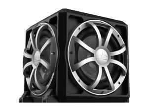 Wet Sounds REVO-12-PSE-XSS Enclosure with a REVO 12" High Power Subwoofer, A 12" Passive Radiator & XS Silver Grilles Wet Sounds REVO-12-PSE-XSS Enclosure with a REVO 12" High Power Subwoofer, A 12" Passive Radiator & XS Silver Grilles