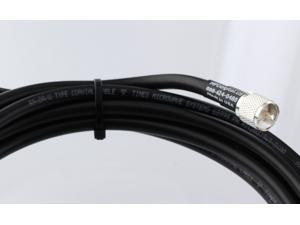 Times Microwave RG-8u-PL259-30ft RG8u HF UHF VHF Coax Antenna RF Cable with Silver Teflon UHF Connectors 30 Feet Times Microwave RG-8u-PL259-30ft RG8u HF UHF VHF Coax Antenna RF Cable with Silver Teflon UHF Connectors 30 Feet