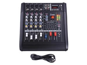 4 Channel Pro Powered Mixer Audio Mixing Amplifier Amp 16DSP w/ USB Slot 4 Channel Pro Powered Mixer Audio Mixing Amplifier Amp 16DSP w/ USB Slot