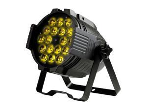 Monoprice Stage Wash PAR Stage Light (RGBWA-UV) | 18 Watt, x 18 LED, 6-channel and 10-channel DMX modes - Stage Right Series Monoprice Stage Wash PAR Stage Light (RGBWA-UV) | 18 Watt, x 18 LED, 6-channel and 10-channel DMX modes - Stage Right Series