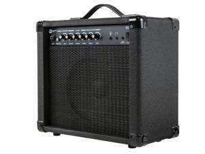 Monoprice 20-Watt 1x8 Guitar Combo Amplifier - Black With 86dB of Gain, 1/4 Inch, Headphone and 3.5mm Aux Mp3 Inputs For Electric Guitars Monoprice 20-Watt 1x8 Guitar Combo Amplifier - Black With 86dB of Gain, 1/4 Inch, Headphone and 3.5mm Aux Mp3 Inputs For Electric Guitars