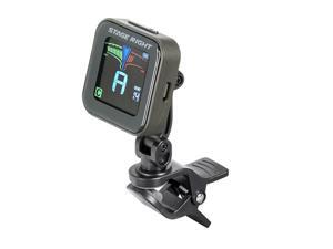 Monoprice Chromatic Clip-on Guitar Tuner - Rechargeable, Bright LCD Display, B0 to B7 Tuning Rang - Stage Right Series Monoprice Chromatic Clip-on Guitar Tuner - Rechargeable, Bright LCD Display, B0 to B7 Tuning Rang - Stage Right Series