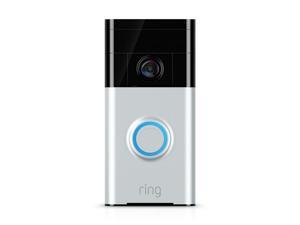 Ring Wi-Fi Enabled Video Doorbell in Satin Nickel, Works with Alexa Ring Wi-Fi Enabled Video Doorbell in Satin Nickel, Works with Alexa