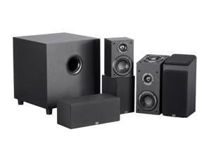 Monoprice Premium 5.1.2-Ch. Immersive Home Theater System - Black With 8 Inch 200 Watt Subwoofer Monoprice Premium 5.1.2-Ch. Immersive Home Theater System - Black With 8 Inch 200 Watt Subwoofer