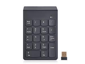 2.4G USB Numeric Keypad Wireless Number Pad 18 Keys Mini Digital Keyboard for iMac/MacBook Air/Pro Laptop PC Notebook Desktop 2.4G USB Numeric Keypad Wireless Number Pad 18 Keys Mini Digital Keyboard for iMac/MacBook Air/Pro Laptop PC Notebook Desktop