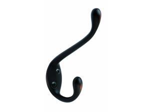 Large Oil-Rubbed Bronze Coat and Hat Hook Large Oil-Rubbed Bronze Coat and Hat Hook